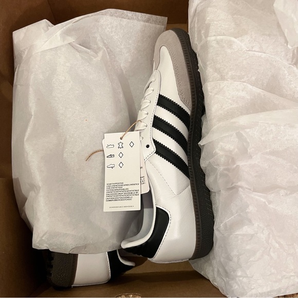 NWT Adidas Samba OG Sneakers White Size Men 6.5/Women 7.5 - Picture 7 of 16